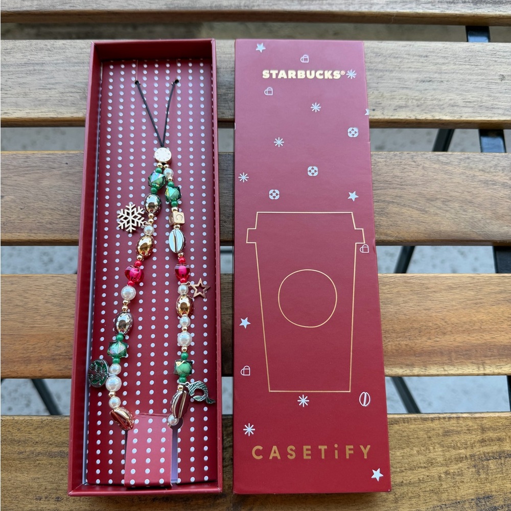 Casetify X Starbucks phone charm